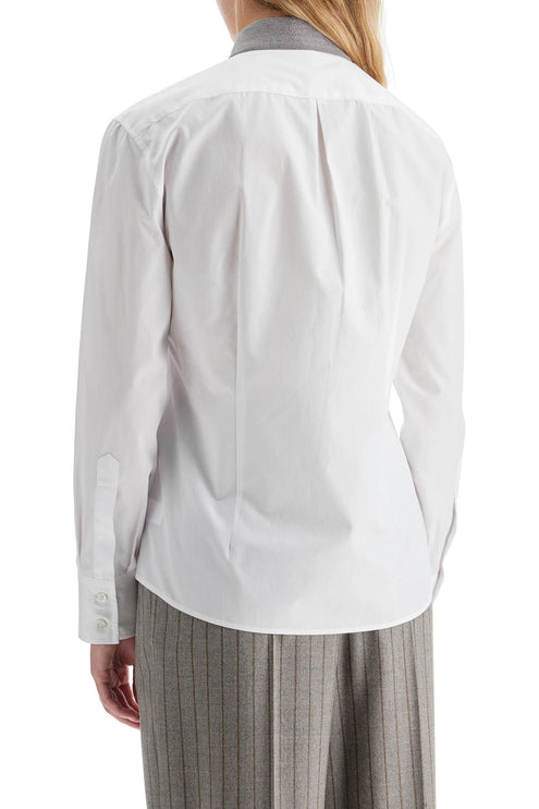 Brunello Cucinelli 'shirt with beaded collar