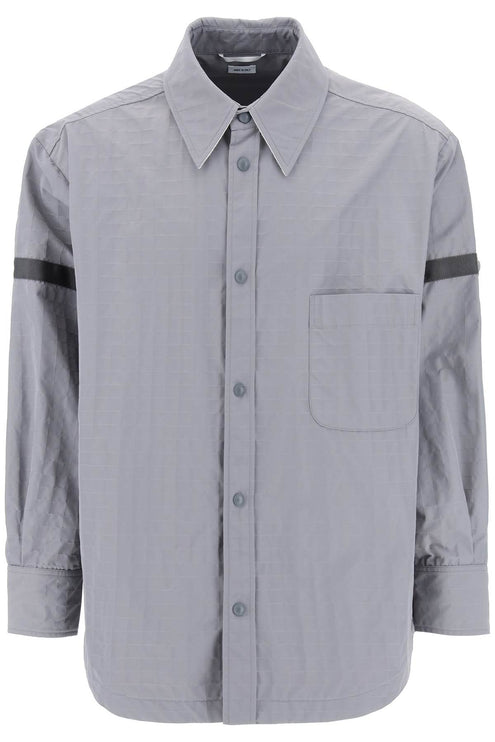 Thom Browne nylon ripstop overshirt in