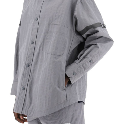 Thom Browne nylon ripstop overshirt in