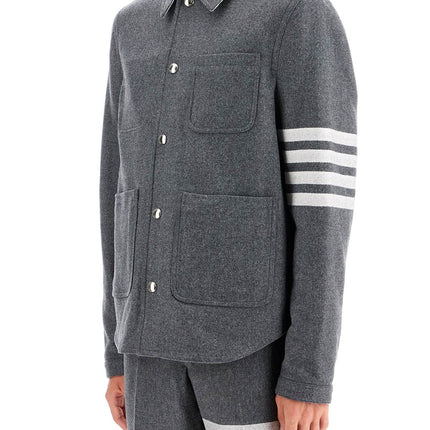 Thom Browne wool and cashmere blend oversh