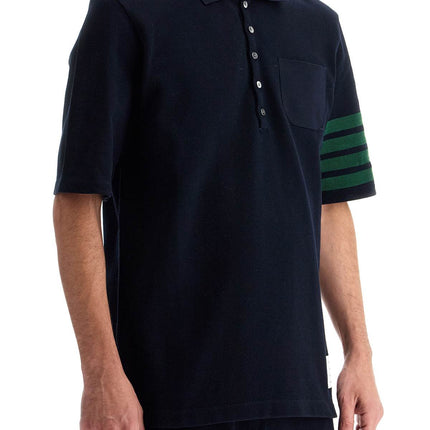 Thom Browne 4-bar polo shirt