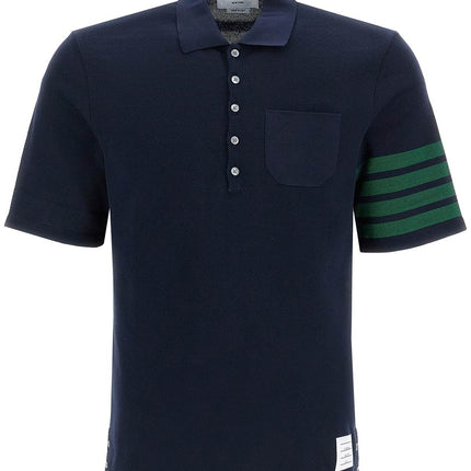 Thom Browne 4-bar polo shirt