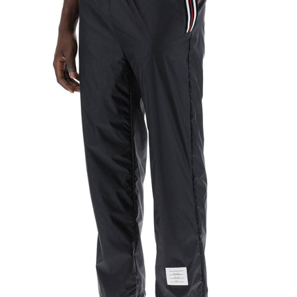 Thom Browne cricket stripe ripstop pants for