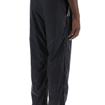 Thom Browne cricket stripe ripstop pants for