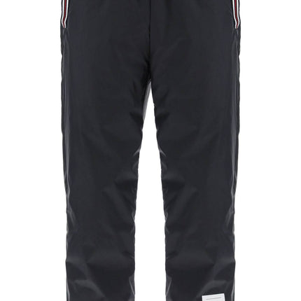 Thom Browne cricket stripe ripstop pants for