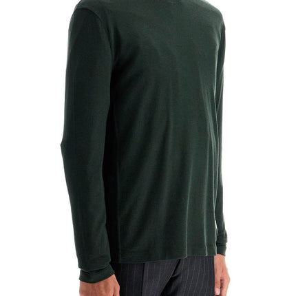 Thom Browne long-sleeved wool jersey t-shirt for men