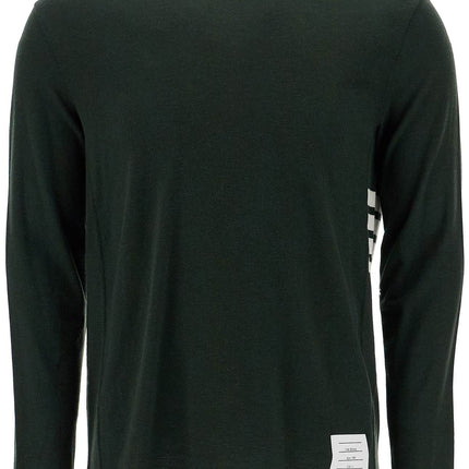 Thom Browne long-sleeved wool jersey t-shirt for men