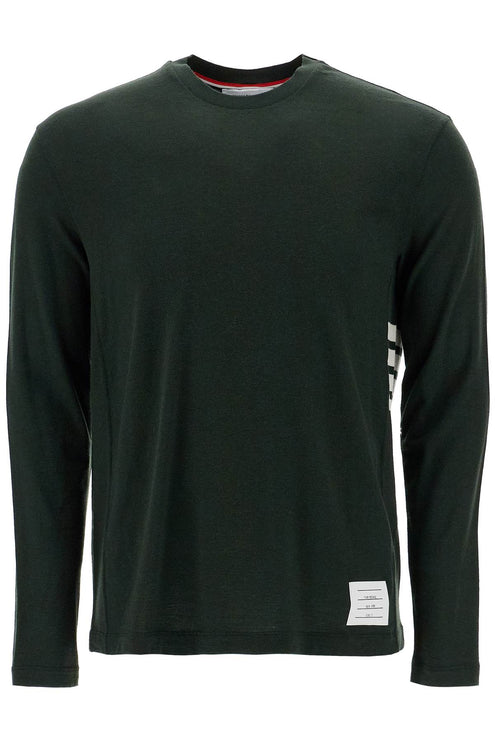 Thom Browne long-sleeved wool jersey t-shirt for men