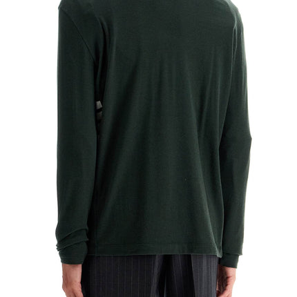 Thom Browne long-sleeved wool jersey t-shirt for men