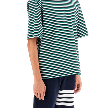 Thom Browne "striped oversized jersey t-shirt"