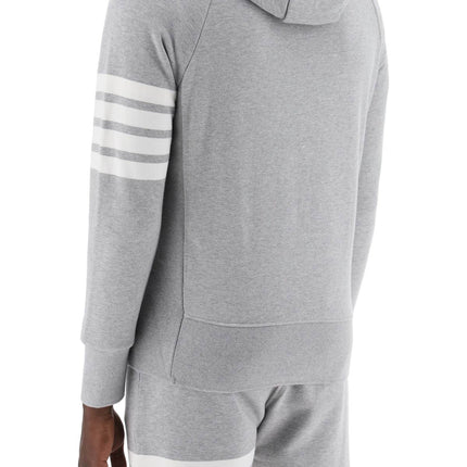 Thom Browne 4-bar zip-up hoodie