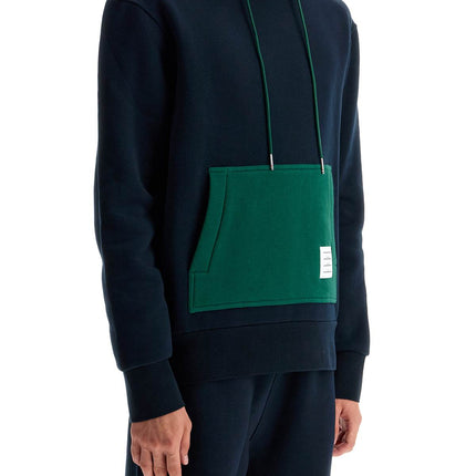 Thom Browne hooded sweatshirt with color