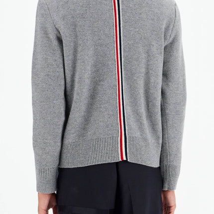 Thom Browne wool piqué crewneck pullover