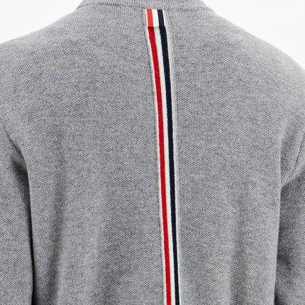 Thom Browne wool piqué crewneck pullover