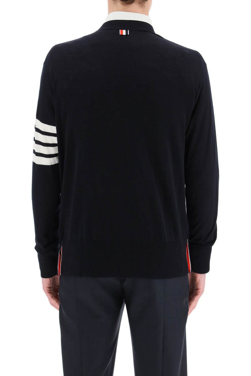 Thom Browne merino wool 4-bar cardigan