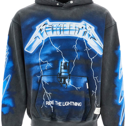 REPRESENT vintage gray cotton hoodie metallica ride the lightning