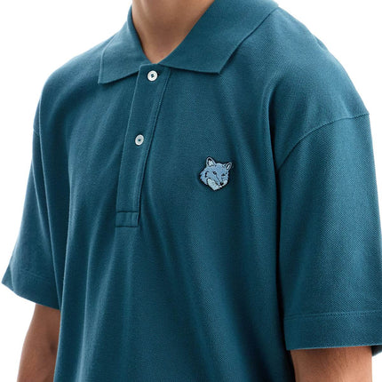 Maison Kitsune bold fox head comfort fit polo shirt