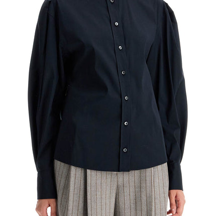 Brunello Cucinelli high-neck blouse with monile embellishment