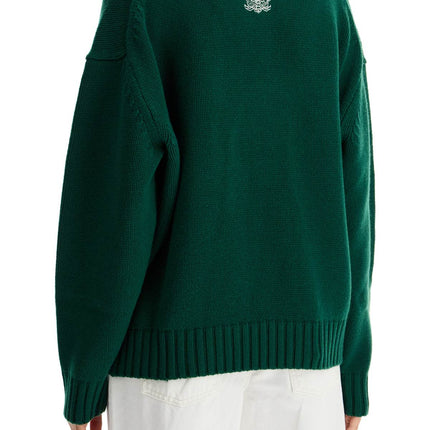 cashmere pullover with ritz paris frame