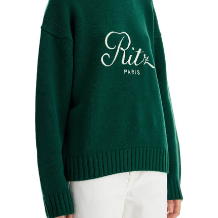 cashmere pullover with ritz paris frame