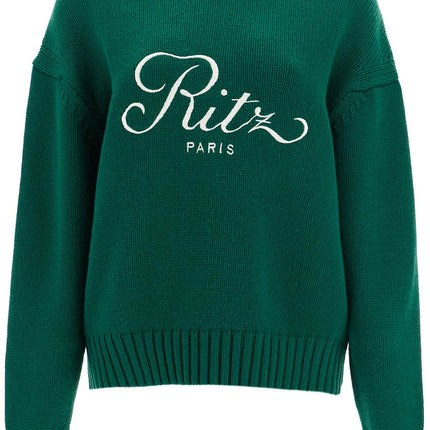 cashmere pullover with ritz paris frame