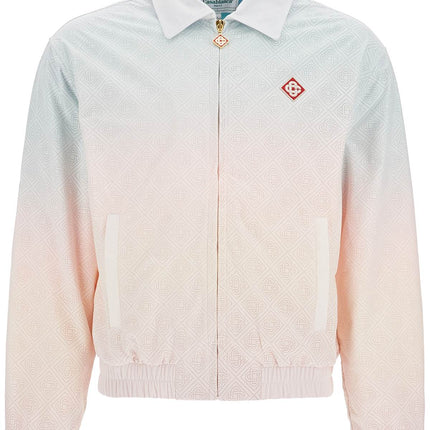 Casablanca track jacket with laser degradé details