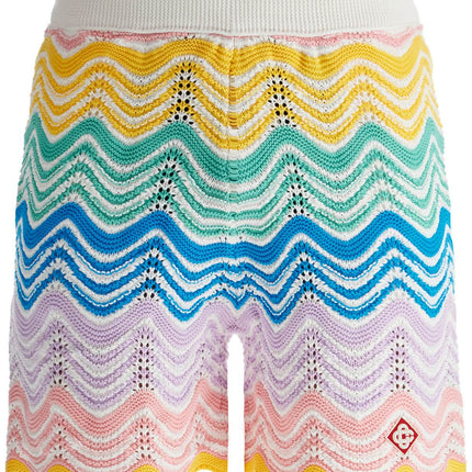 Casablanca "gradient wave knit bermuda shorts