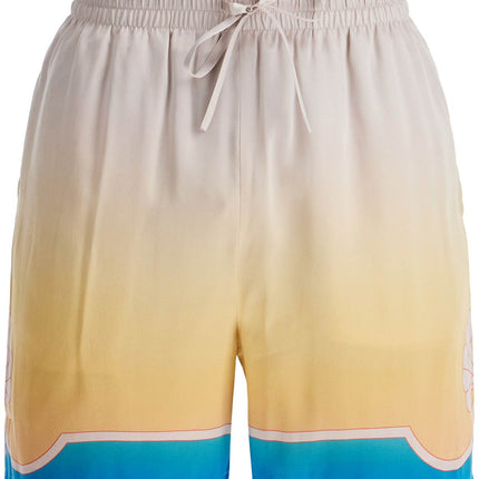 Casablanca "colorful silk bermuda shorts set