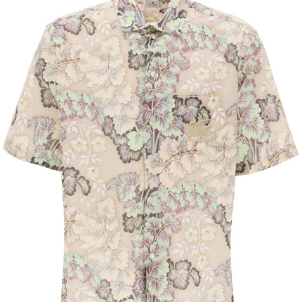 Etro short-sleeved floral shirt