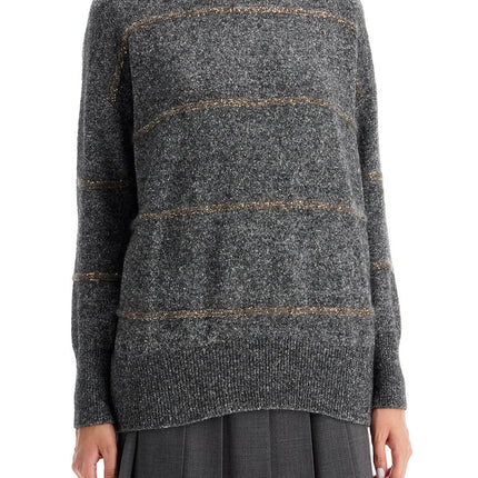 Brunello Cucinelli striped dolcevita sweater