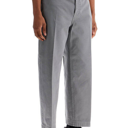 Thom Browne medium grey cotton chino utility pants