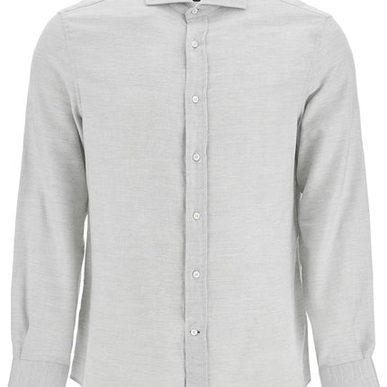 Brunello Cucinelli easy fit cotton-lyocell shirt