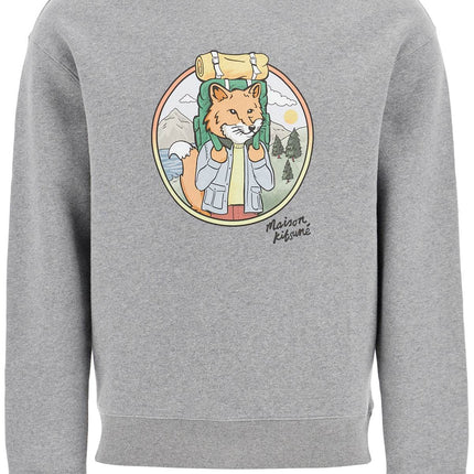 Maison Kitsune 'rambling fox print sweat