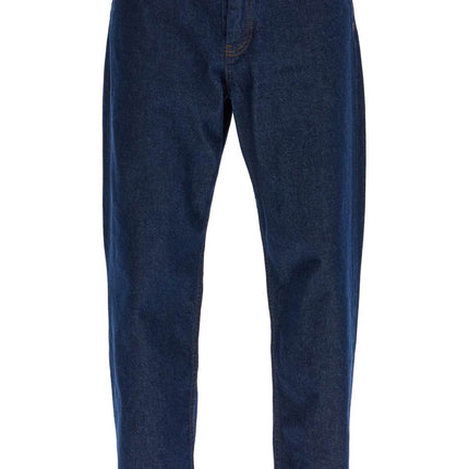 Maison Kitsune lightweight denim straight leg jeans