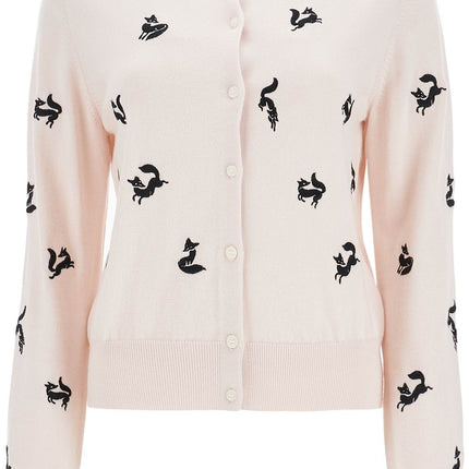 Maison Kitsune fancy fox cardigan