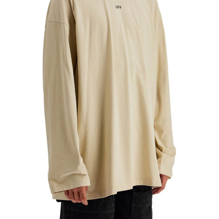 Off White Off-White long sleeve oversized t-shirt for