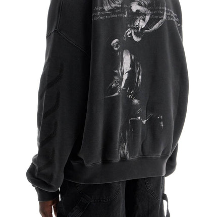 Off White Off-White st. matthew crewneck sweatshirt with arrow