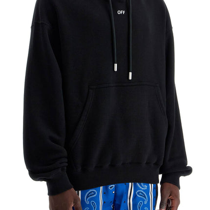 Off White Off-White hooded sweatshirt with off print