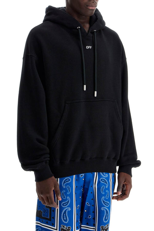 Off White Off-White hooded sweatshirt with off print