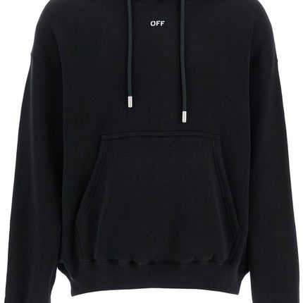 Off White Off-White hooded sweatshirt with off print