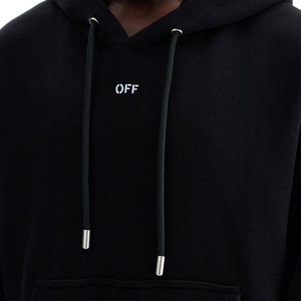 Off White Off-White hooded sweatshirt with off print