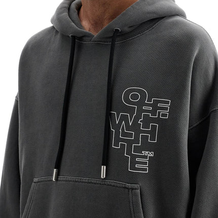 Off White Off-White outline arrow hoodie