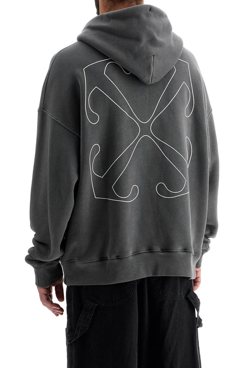 Off White Off-White outline arrow hoodie