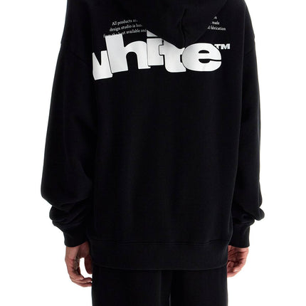 Off White Off-White hooded sweatshirt with shared