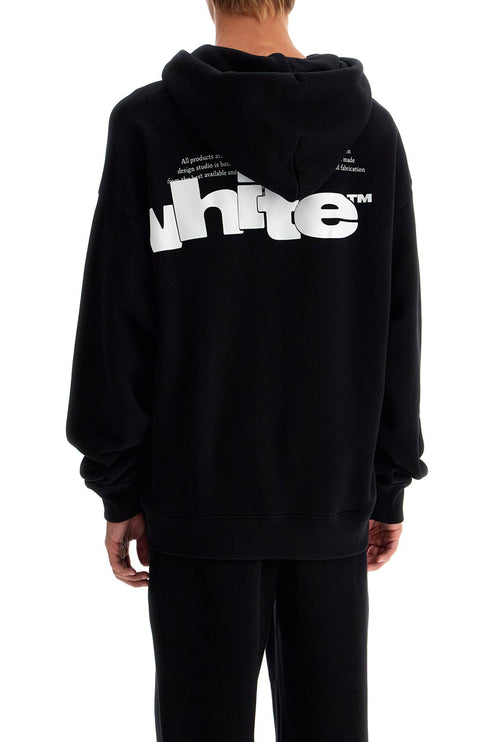 Off White Off-White hooded sweatshirt with shared