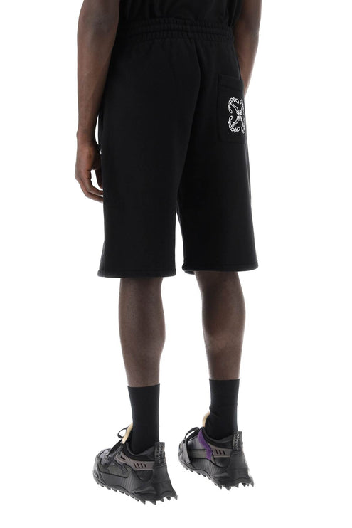 Off White Off-White "sporty bermuda shorts with embroidered arrow