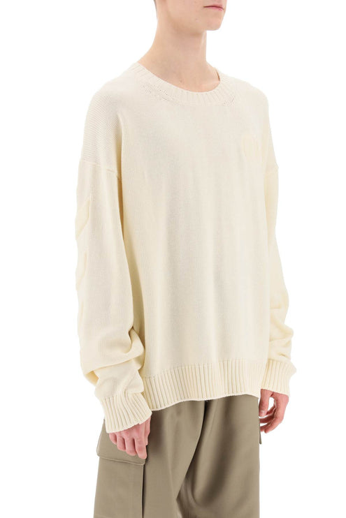 Off White Off-White sweater with embossed diagonal motif