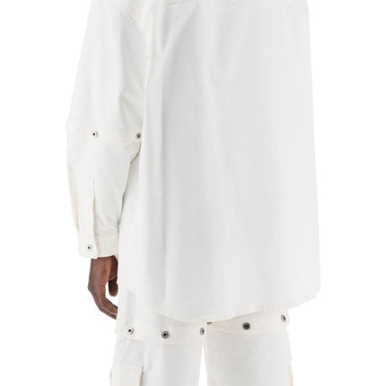 Off-White convertible overshirt with 90's