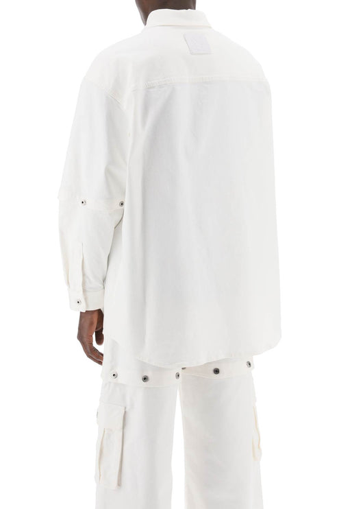 Off-White convertible overshirt with 90's