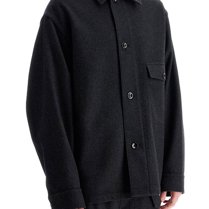 Lemaire wool felt overshirt in